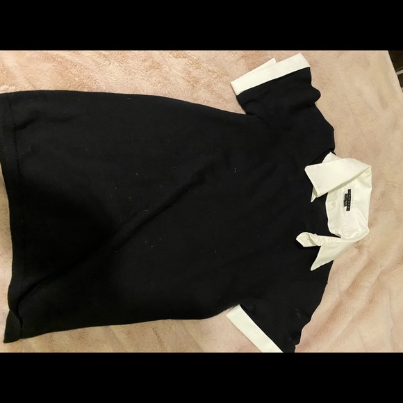 Theory size Xs black sweater with removable collar and cuff - Picture 1 of 3